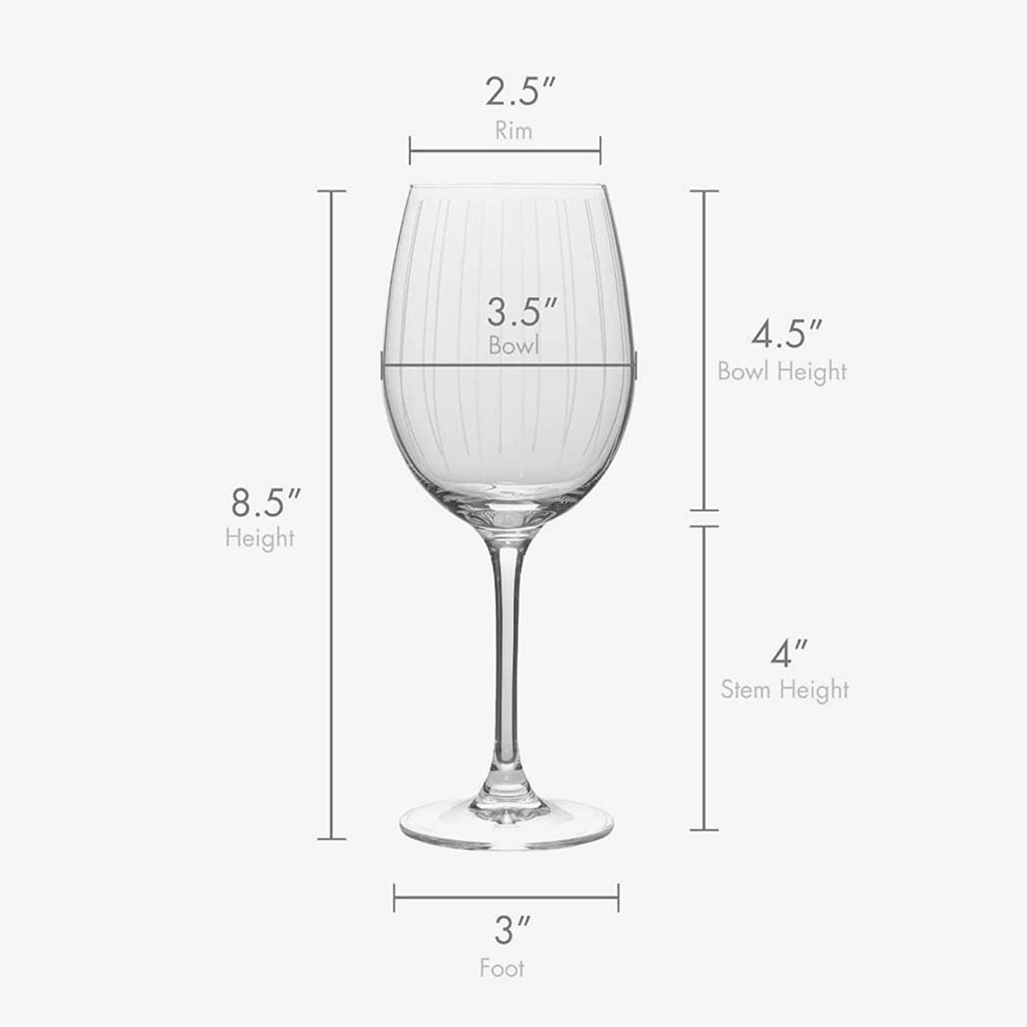 SW910-403 Cheers White Wine Glasses, Set of 4, 16-Ounce Wine Glasses - SW910-403