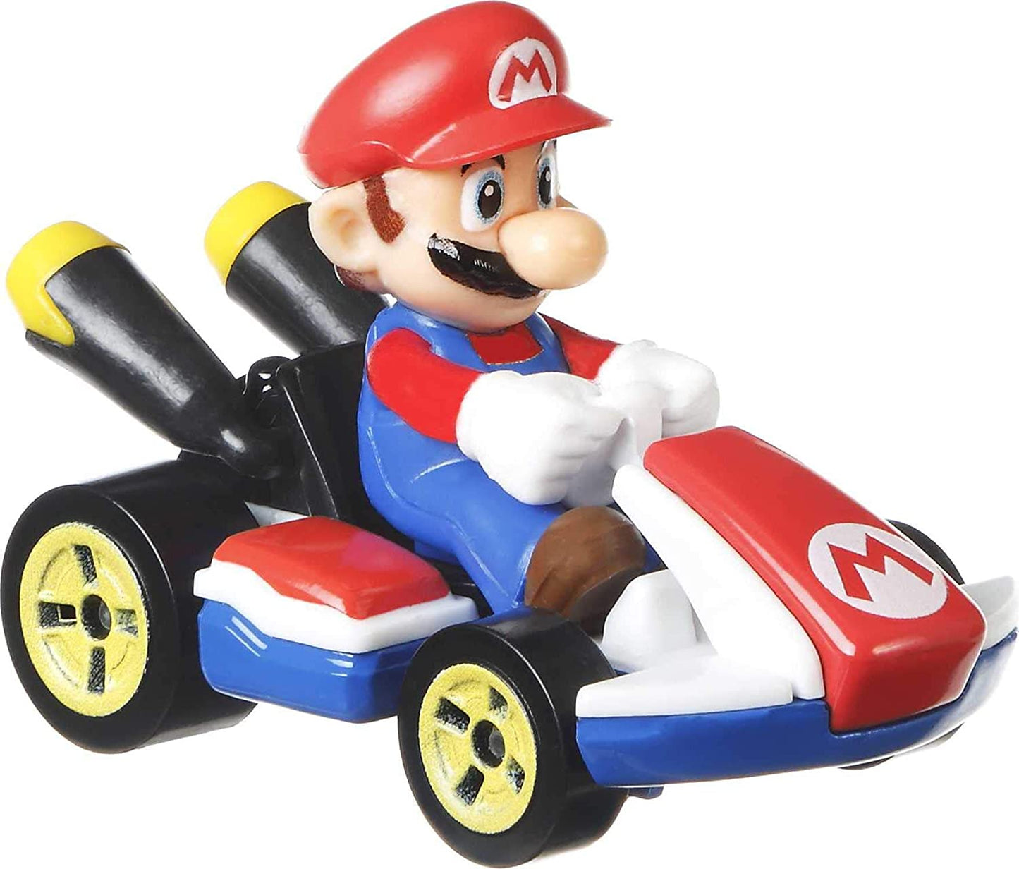 Mario Kart Characters and Karts as Die-Cast Toy Cars 4-Pack (Amazon Exclusive)