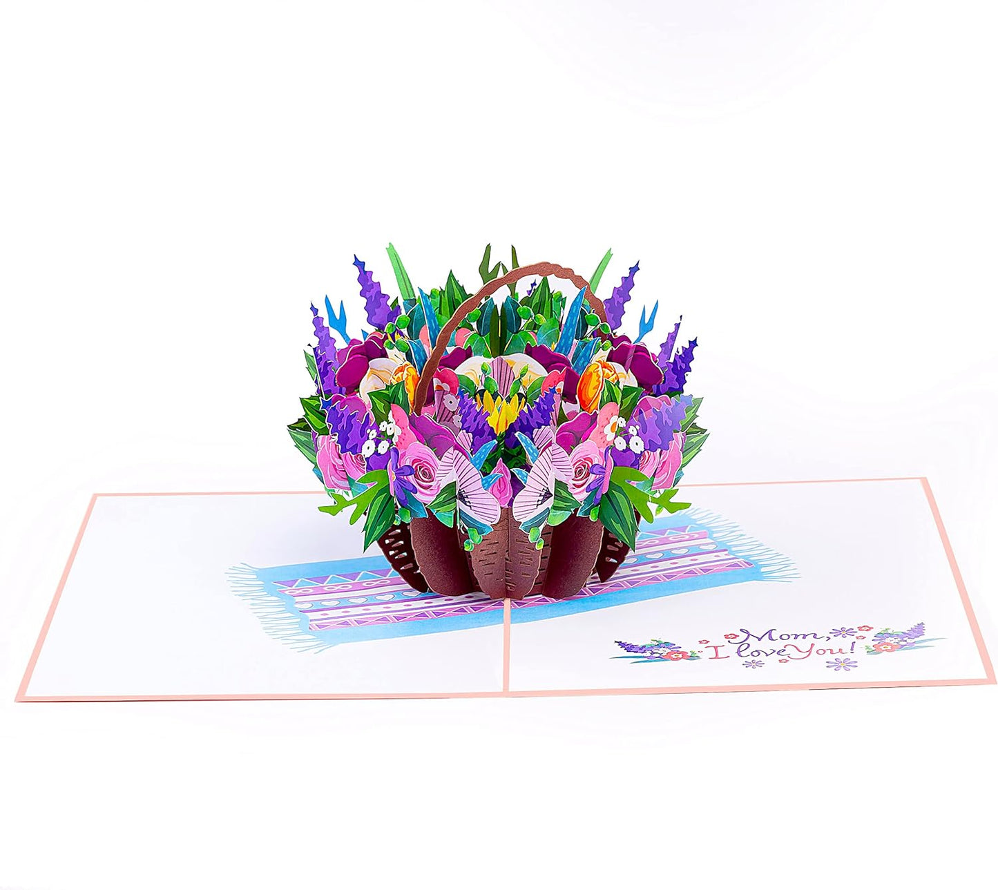 Flower for Mother Day Pop up Card, Mother Day Card Pop Up, Flower 3D Card, 3D Popup Greeting Cards, for Mothers Day, Fathers Dayall Occasion