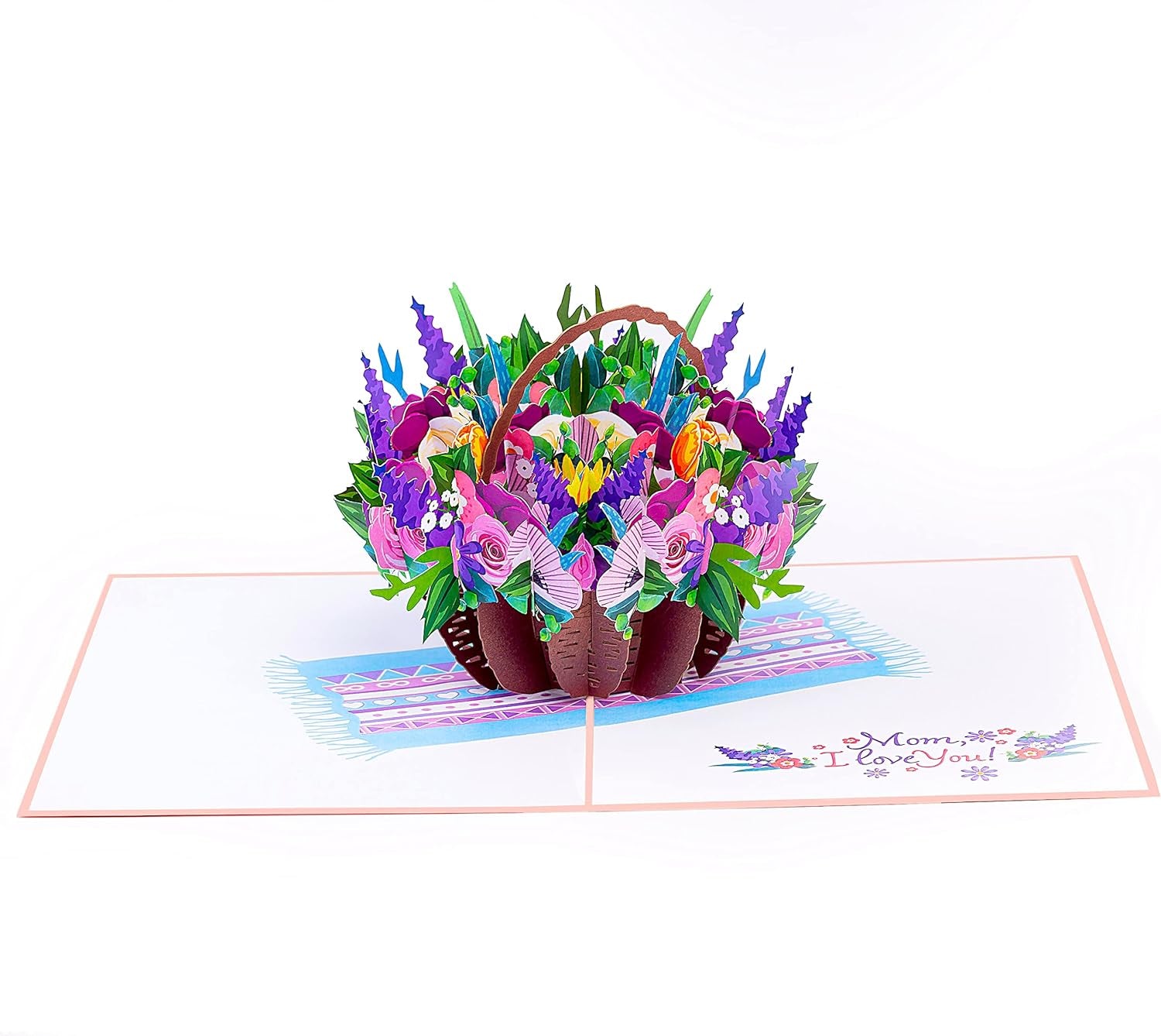 Flower for Mother Day Pop up Card, Mother Day Card Pop Up, Flower 3D Card, 3D Popup Greeting Cards, for Mothers Day, Fathers Dayall Occasion