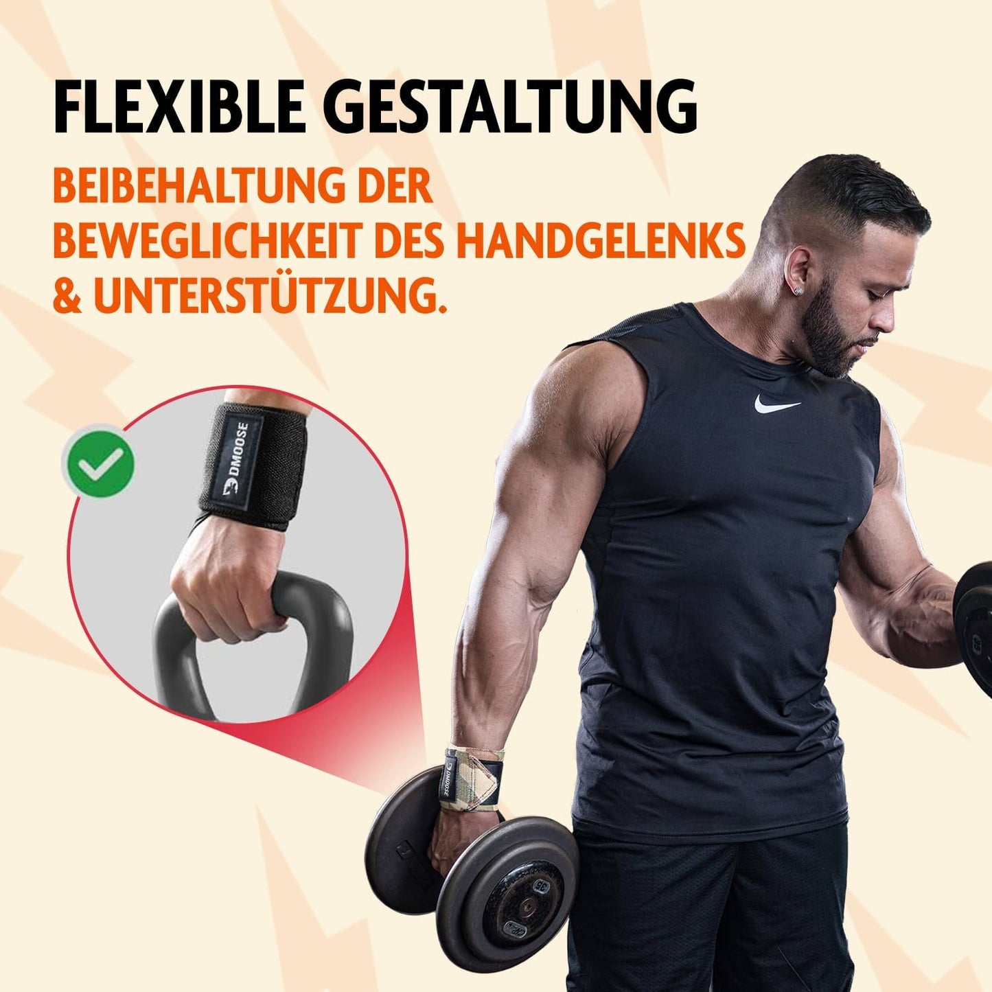 Wrist Straps for Weightlifting 12 and 18 Inches Thumb Loops with Wrist Support for Workouts Powerlifting Wrist Straps for Weight Lifting Men and Women Black II