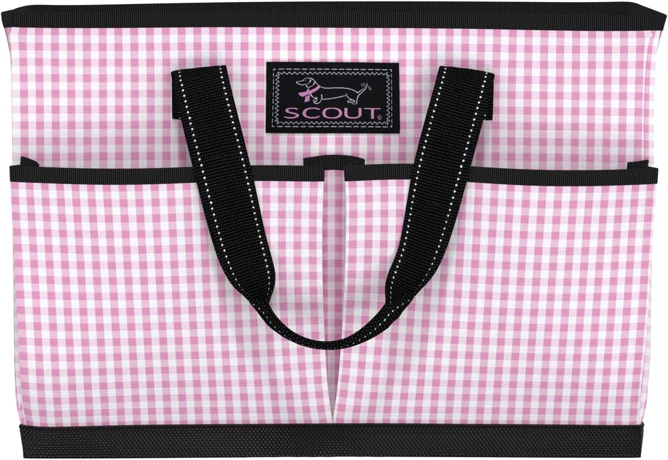 BJ Bag - Large, Utility Tote Bag for Women, Nurses, Teachers and Moms with Zipper & 4 Exterior Pockets for Organizing.