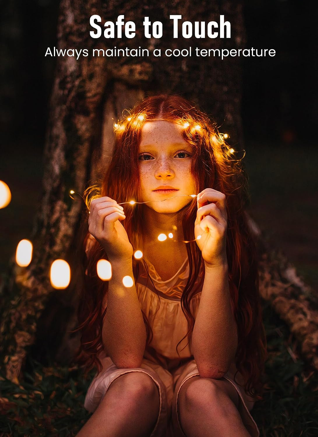 Fairy String Lights, 33Ft 100 LED Mini Battery Operated Fairy Lights Copper Wire Twinkle Lights Mason Jar Lights, Waterproof Starry Firefly Lights for Party Wedding Christmas Decor