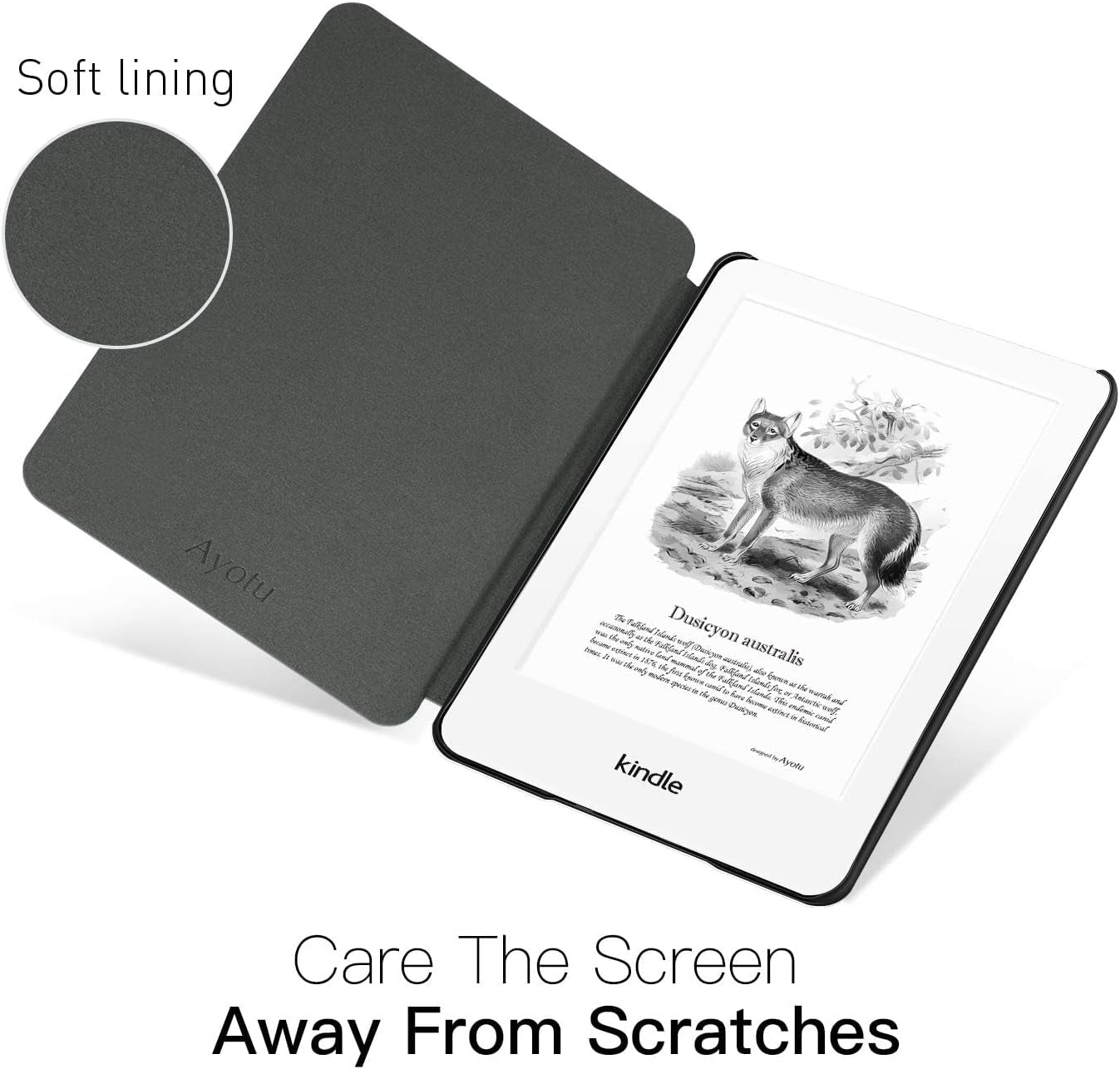 Slim Case for Kindle (10Th Gen, 2019 Released) - PU Leather Cover with Auto Wake/Sleep-Fits Amazon Kindle 2019 (Will Not Fit Kindle Paperwhite or Kindle Oasis or Kindle 2022), Flowers