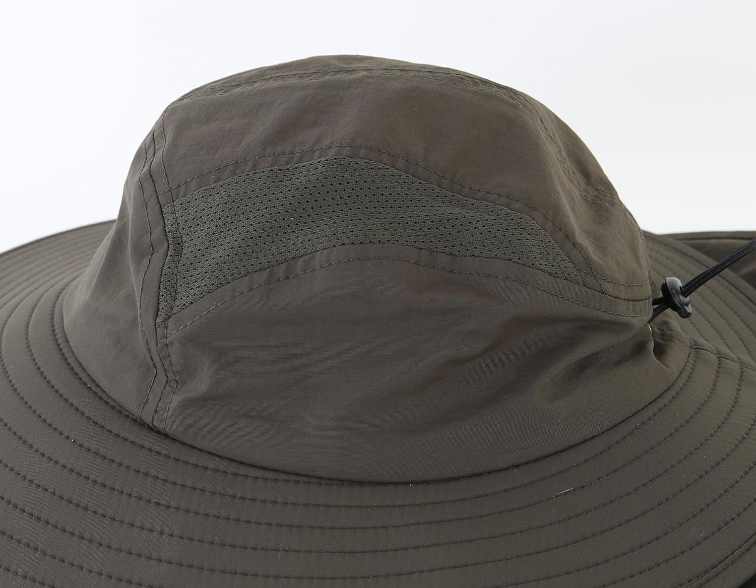 Mens UPF 50+ Sun Protection Cap Wide Brim Fishing Hat with Neck Flap