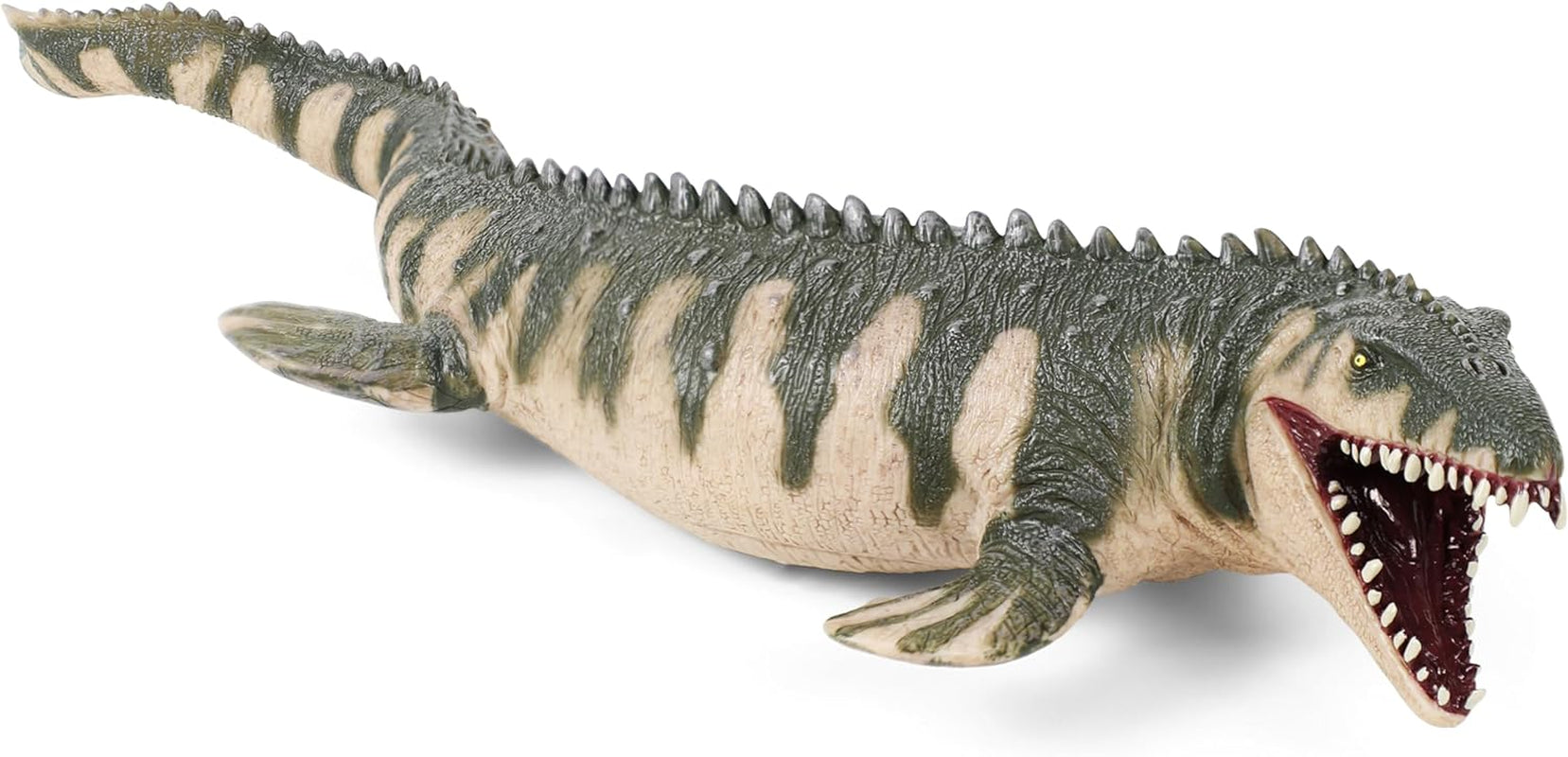 16” Mosasaurus Dinosaur Toys - Large Realistic Mosasaurs Jurassic Prehistorical Toy for Kids, Hand Painted Action Figure Model Dinosaurs for Boys Girls Kids 3+