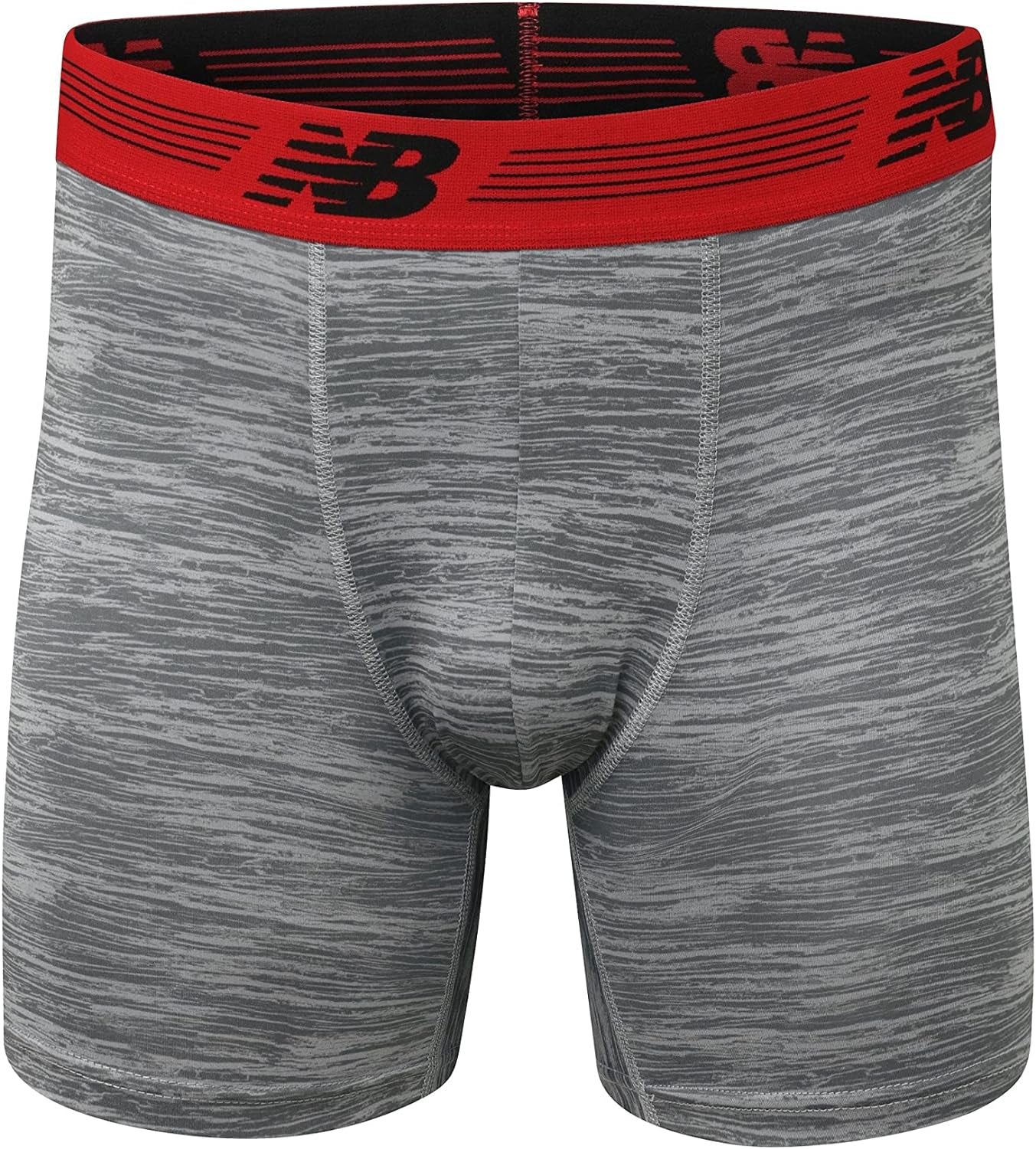 Men'S Ultra Soft Performance 6" Boxer Briefs with No Fly (3-Pack of Underwear)