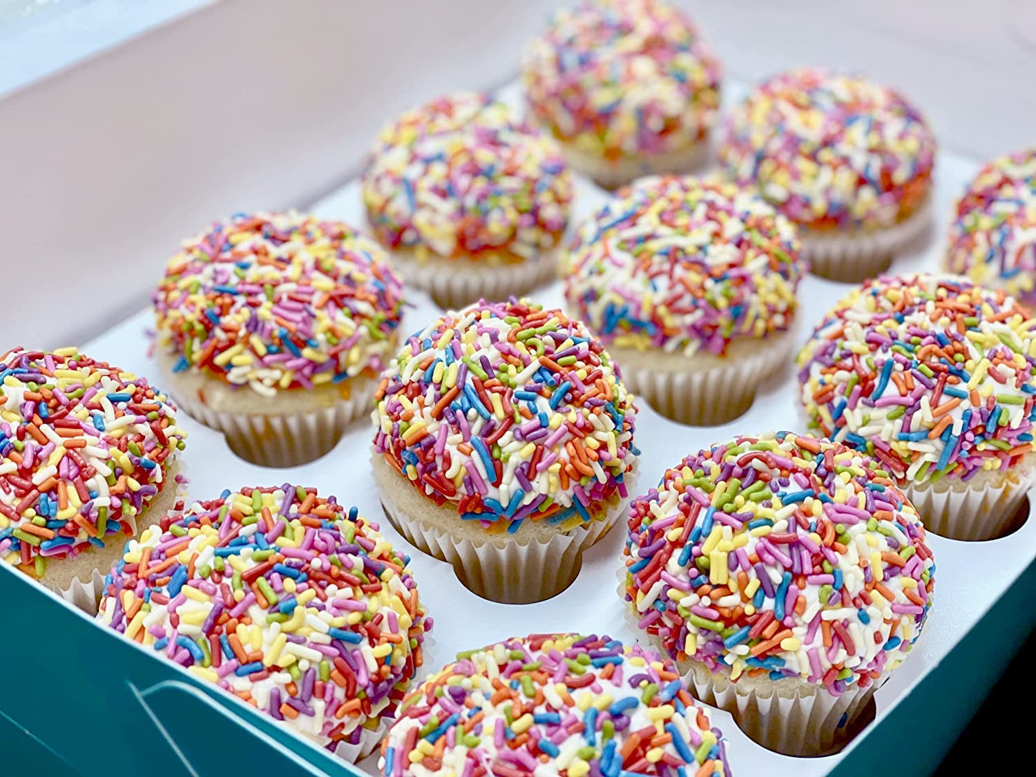 Dye Free Sprinkles - 1.6 Pounds - Vegan Rainbow Sprinkles - All Natural Ice Cream Topping Jimmies for Mother'S Day - Non-Gmo Cake Decorating Sprinkles