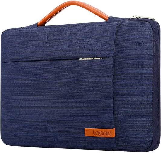 360° Protective Laptop Sleeve Case for 16 Inch New Macbook Pro M3 Pro/Max M2 M1 Pro/Max A2991 A2780 A2485 A2141 2023-2019, 15 Inch Surface Laptop 6/5/4/3/2/1 Computer Bag Water Resistant, Blue