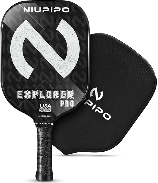 2024 Pro Pickleball Paddle - Carbon Fiber Textured Surface Pickleball Paddle, Pickleball Paddle with Lightweight Graphite Face, Usapa-Approved, Maximum Control