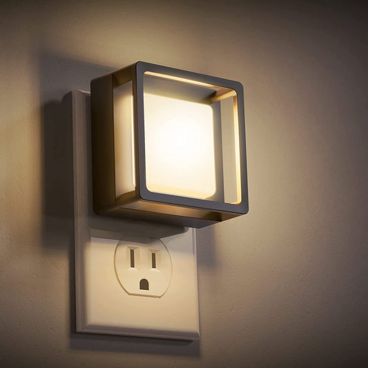 LED Night Light,  Night Lights Plug into Wall [2 Pack] with Dusk-To-Dawn Sensor, Dimmable Nightlights, Adjustable Brightness for Bathroom, Hallway, Bedroom,Kids Room,Stairway,Soft White 3000K