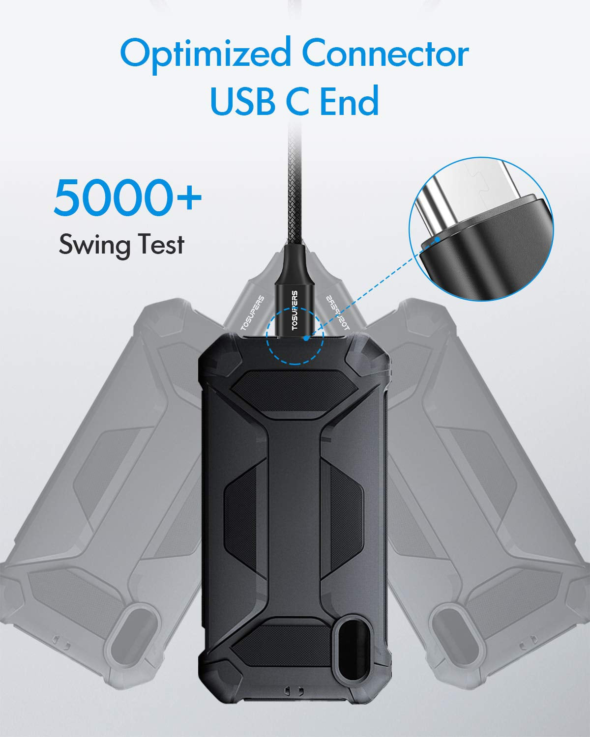 Short USB C to USB C Cable [1Ft, 2-Pack], 60W Fast Charging Type C to Type C Cable Braided for Samsung Galaxy S23 S22 S21 S20 FE Note 20 Ultra A72 A73, Z Fold 4 3 Flip 4 3 5G, Pixel 7 6 Pro 6A 5 4 3