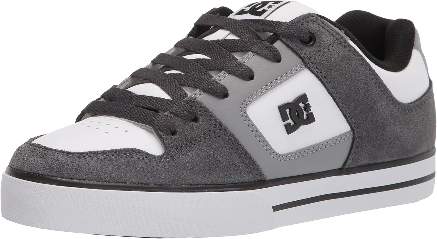 Men'S Pure Low Top Lace up Casual Skate Shoe Sneaker