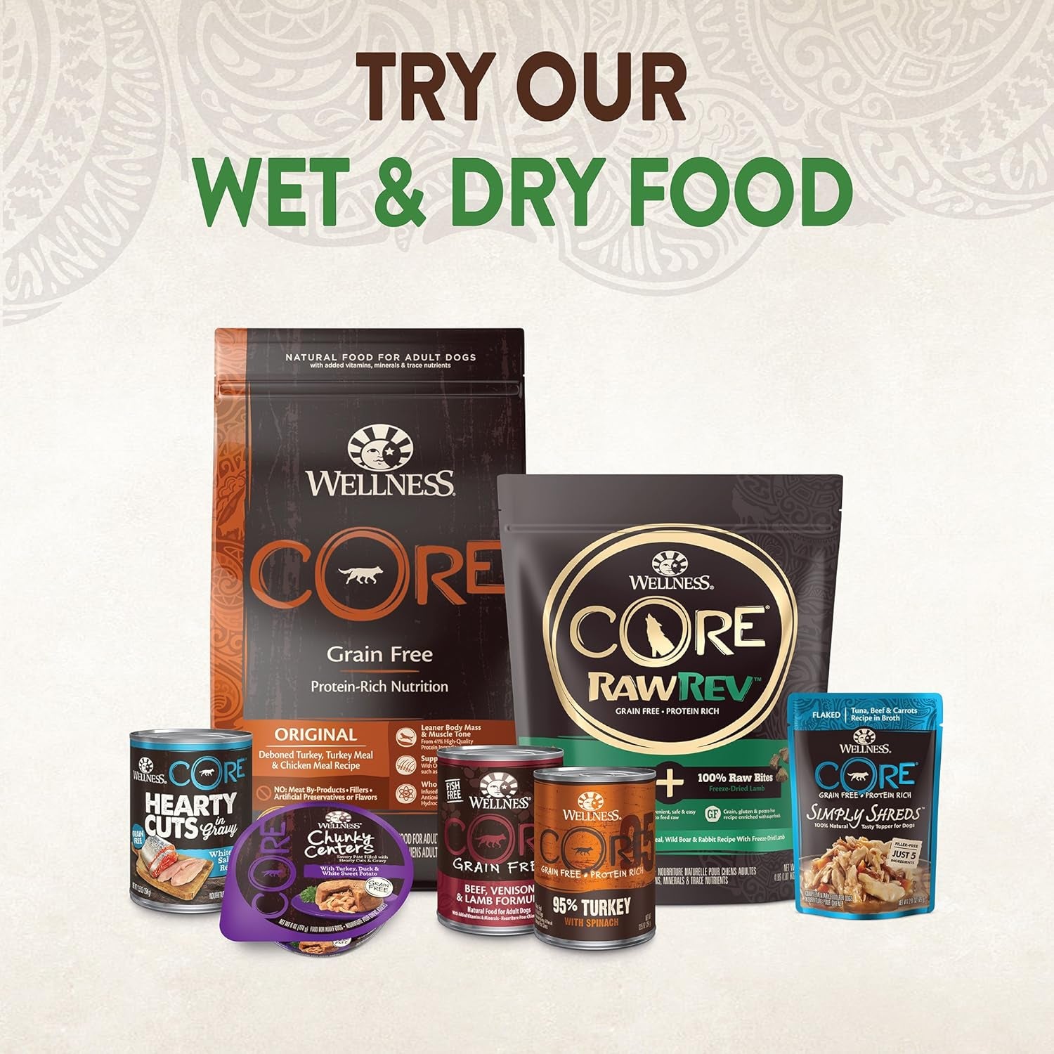 Wellness CORE Pure Rewards, Grain-Free Tender Jerky Treats, Made in USA (Turkey Recipe, 4-Ounce Bag)
