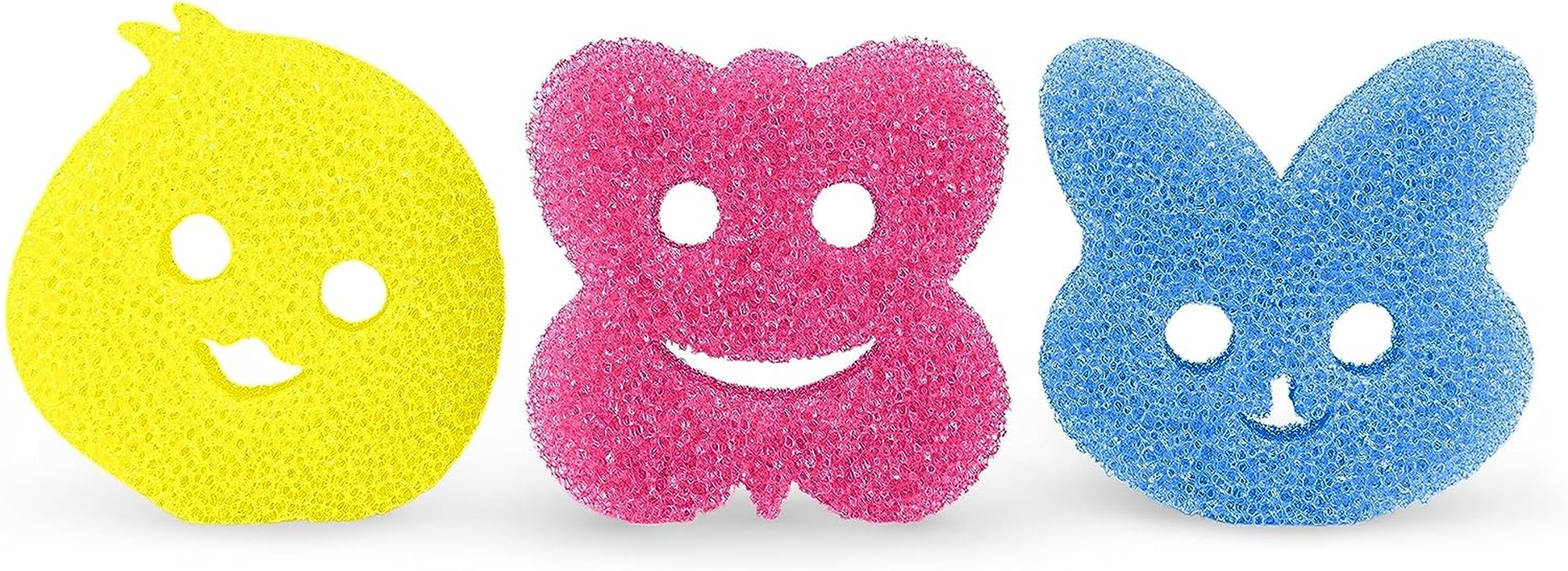 Special Edition Spring - Scratch-Free Multipurpose Dish Sponge - BPA Free & Made with Polymer Foam - Stain & Odor Resistant Kitchen Sponge (3Ct)