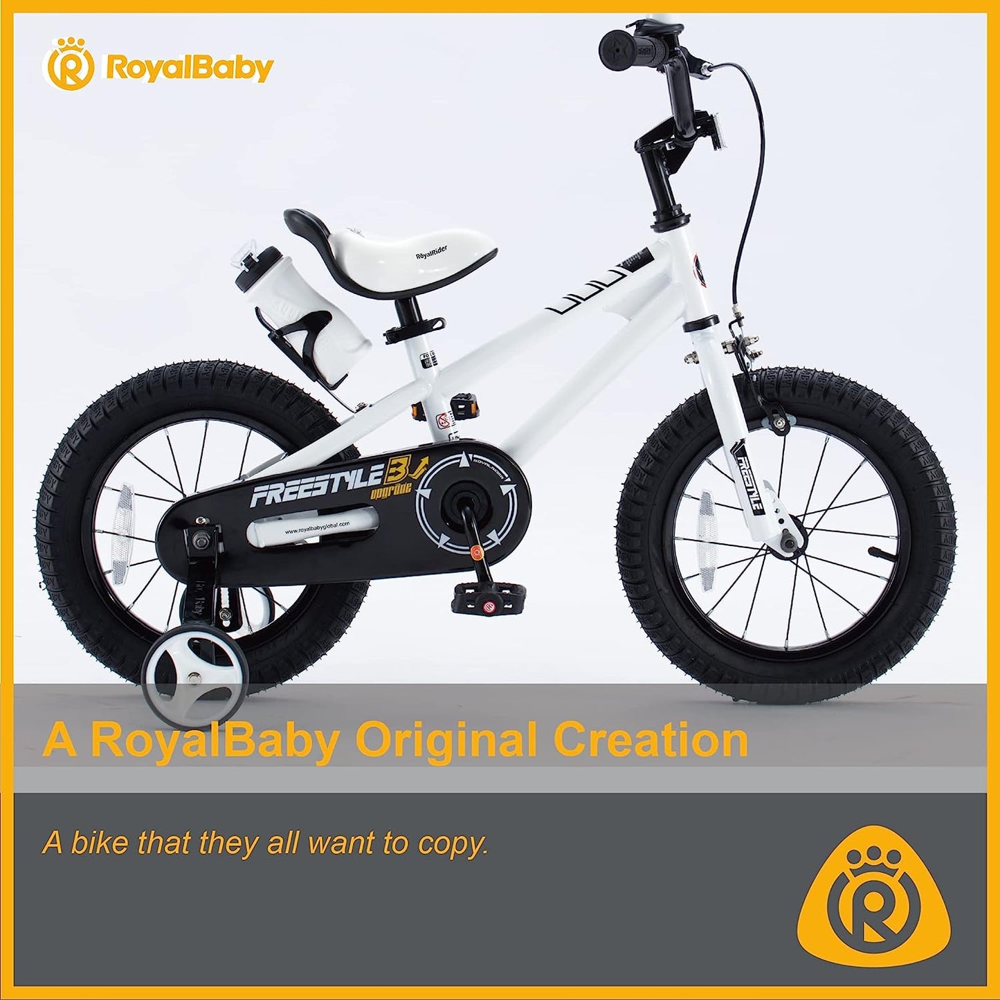Freestyle Kids Bike 12 14 16 18 Inch Bicycle for Boys Girls Ages 3-10 Years, Multiple Color Options