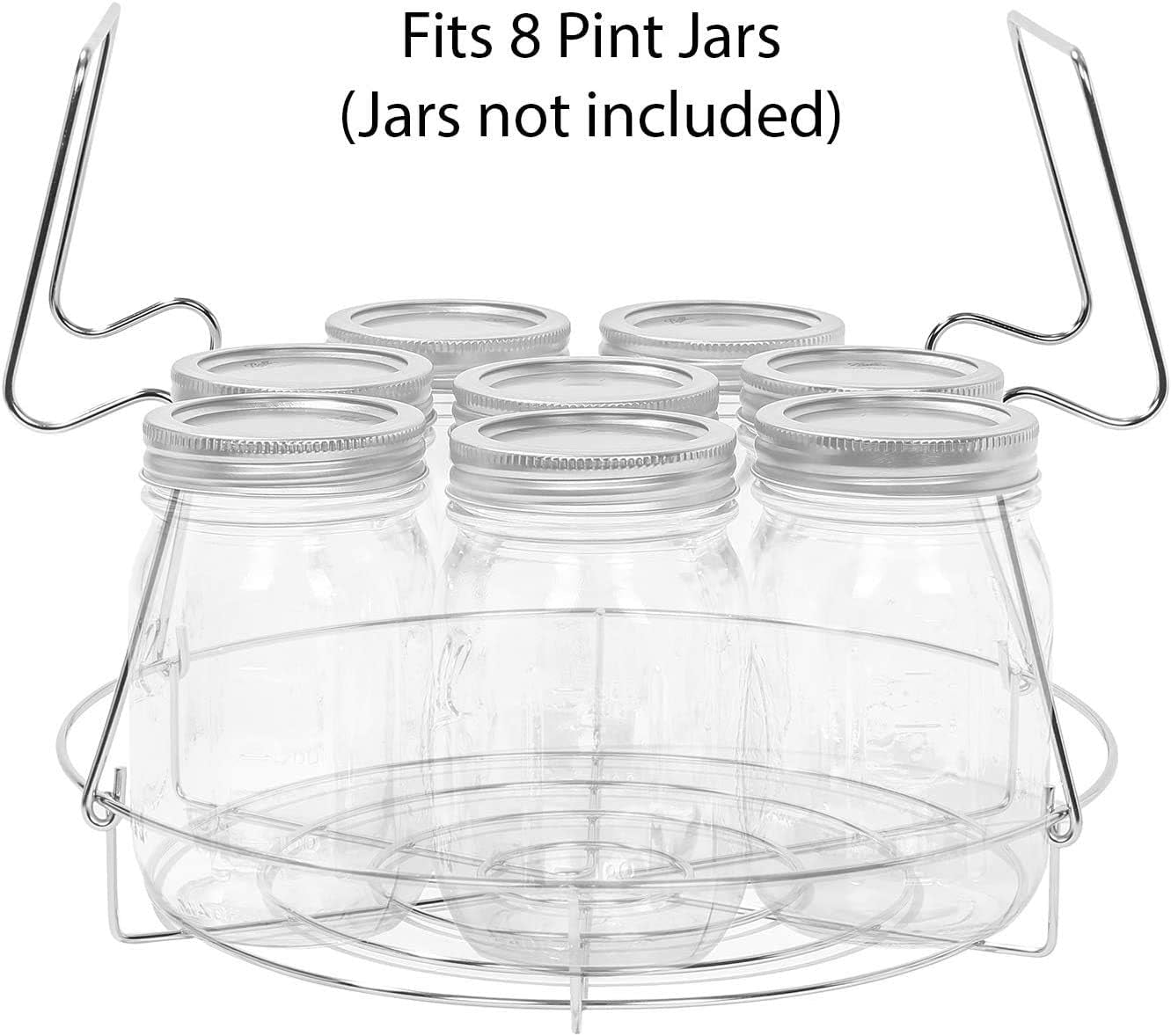 7 Pieces Premium Stainless Steel Canning Set Starter Kit W/Rack. No Rust, Extra Stability. BULK PACKS (Canning Set)