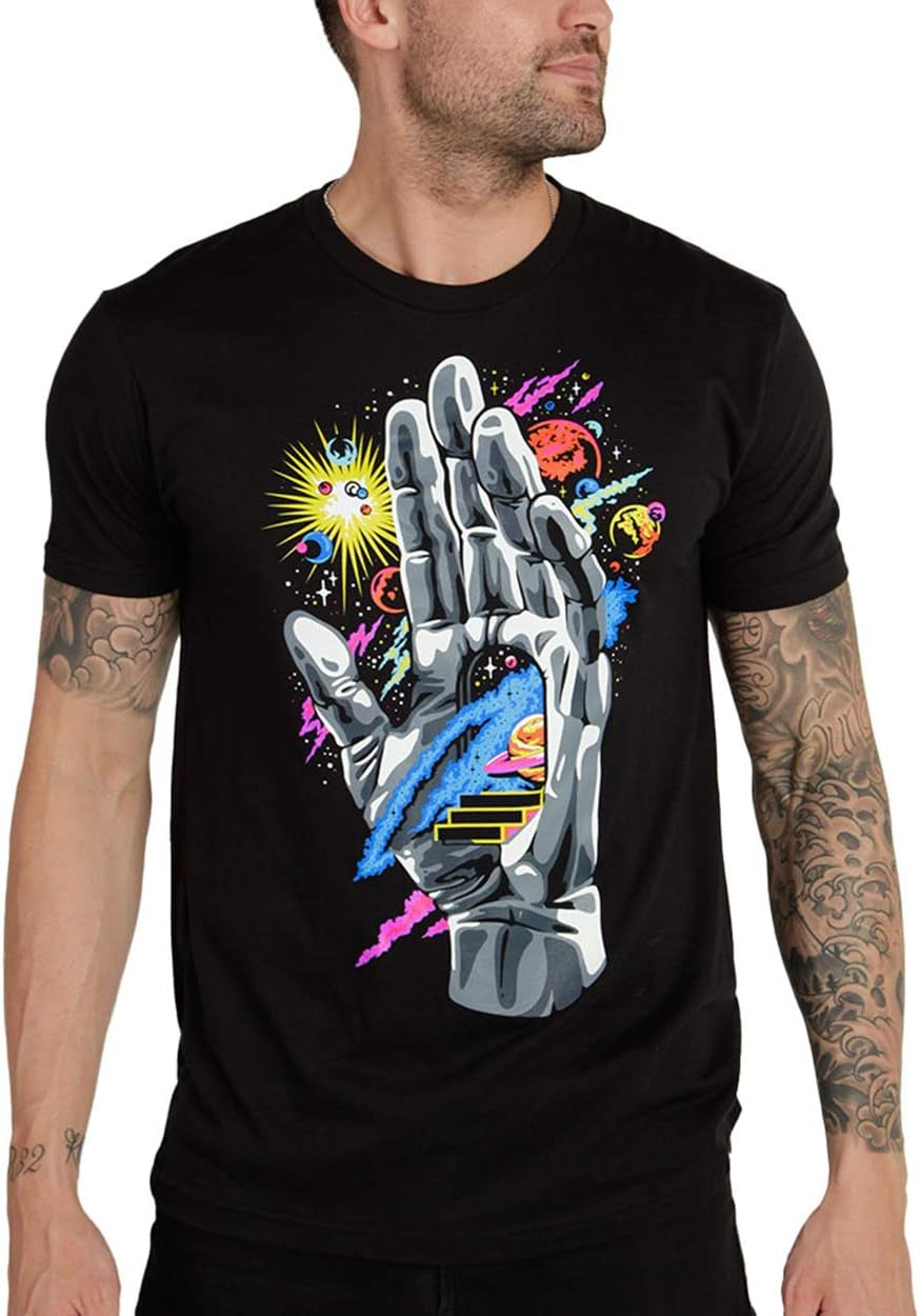 Cool Graphic T-Shirts for Men S - 4XL Premium Quality Unique Art Tees UFO Space