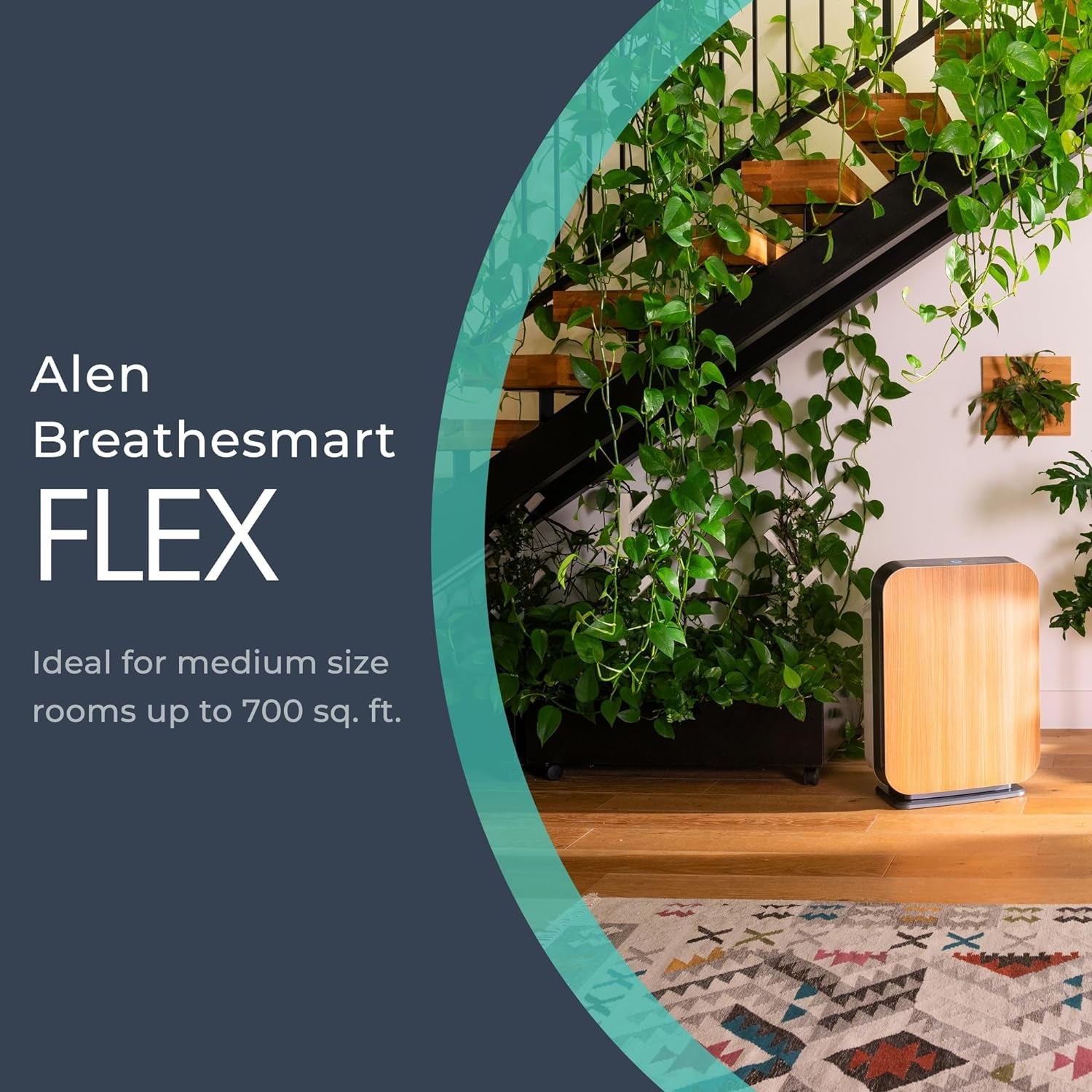 Air Purifier Breathesmart Flex HEPA W/ Voc/Smoke Filter - 1400 Sq. Ft - Perfect for Bedrooms - Captures Allergens, Dust, & Mold + Vocs & Smoke