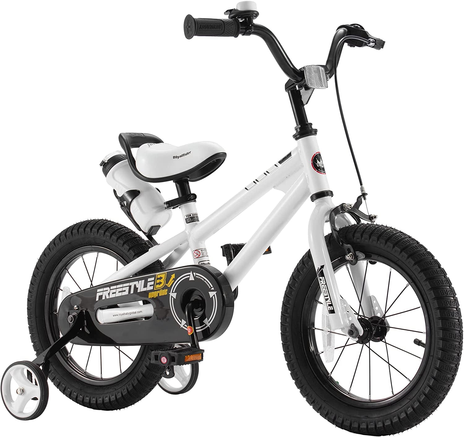 Freestyle Kids Bike 12 14 16 18 Inch Bicycle for Boys Girls Ages 3-10 Years, Multiple Color Options