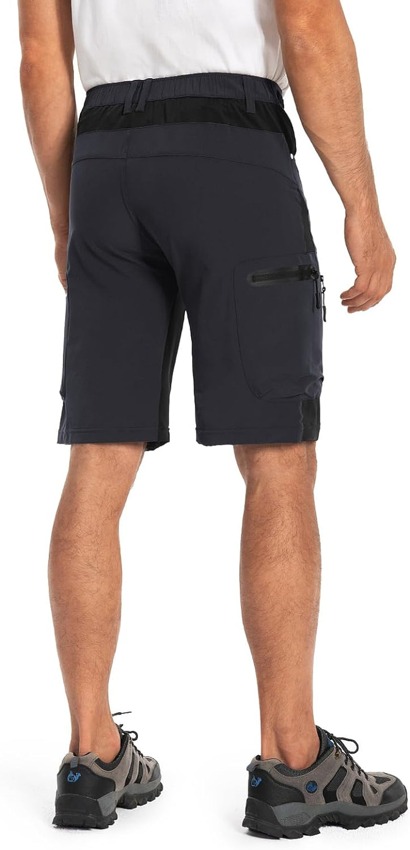 Men'S Hiking Cargo Shorts Lightweight Quick Dry Stretch MTB Shorts for Golf Fishing Tactical Outdoor Casual Shorts