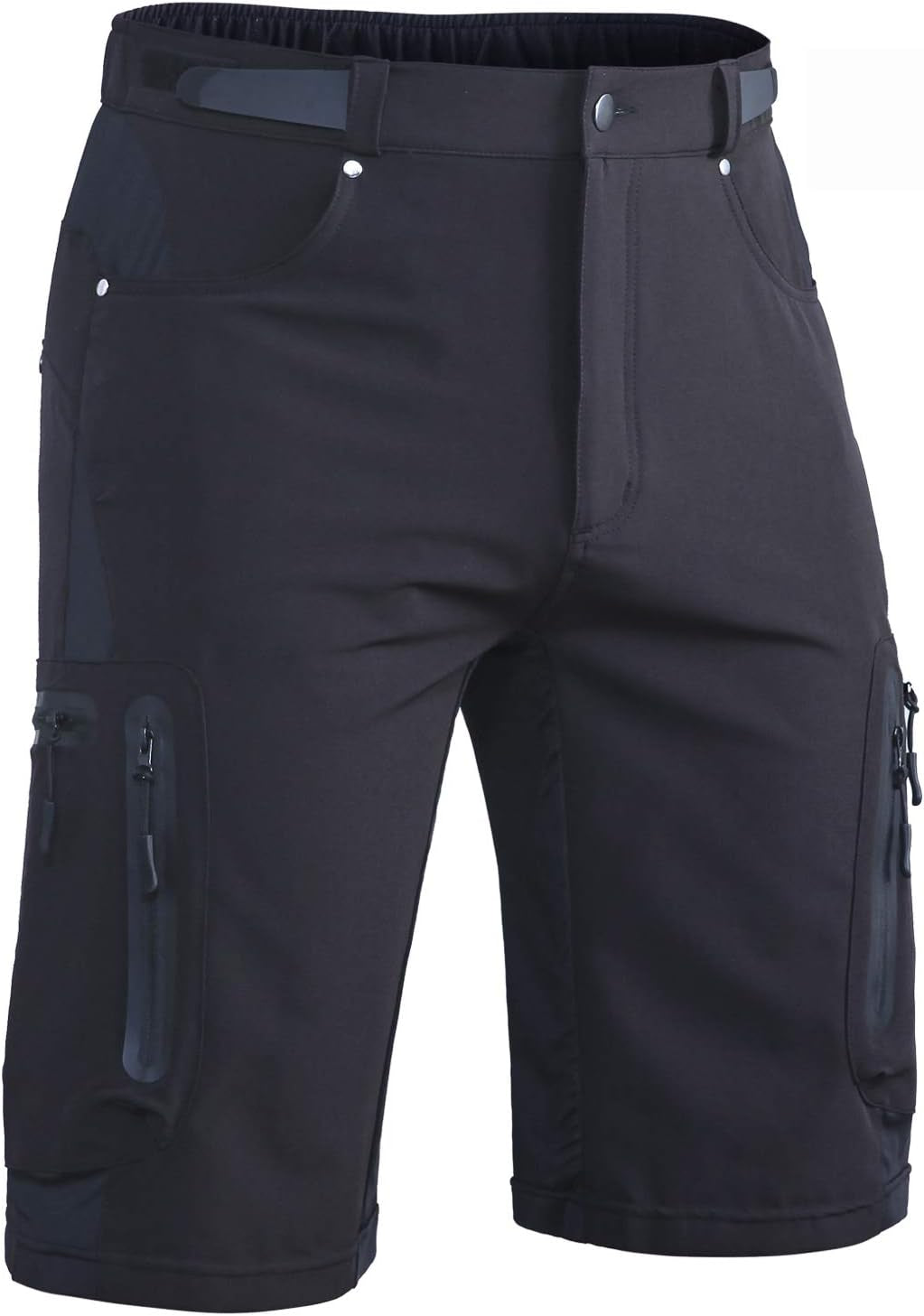 Men'S Hiking Cargo Shorts Lightweight Quick Dry Stretch MTB Shorts for Golf Fishing Tactical Outdoor Casual Shorts