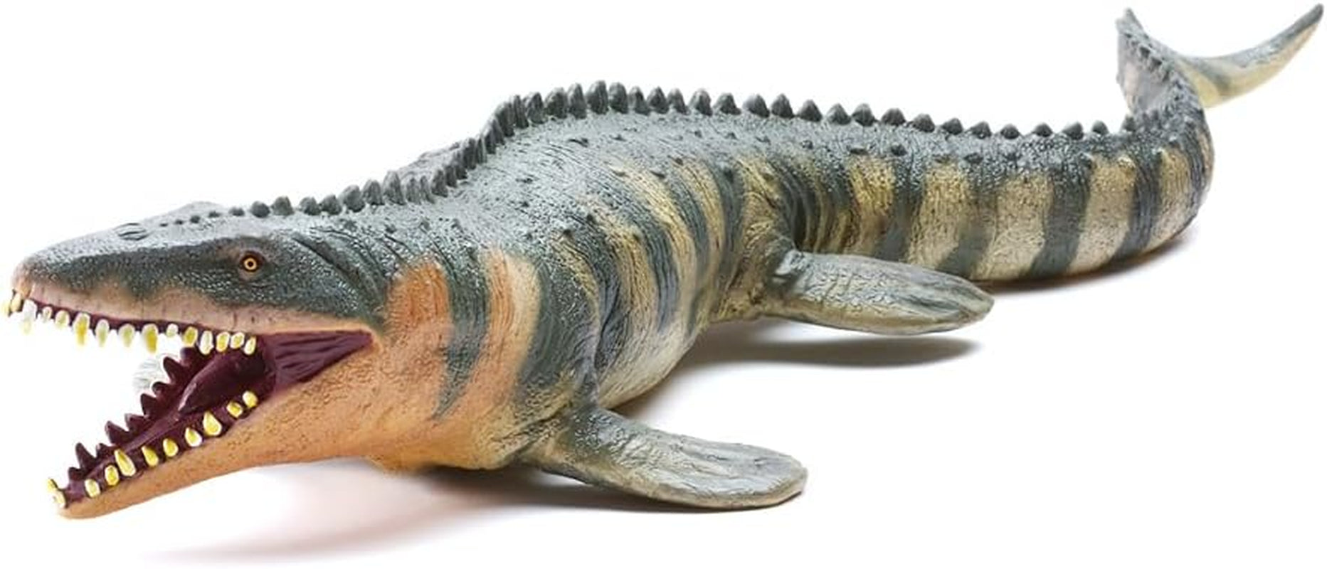 16” Mosasaurus Dinosaur Toys - Large Realistic Mosasaurs Jurassic Prehistorical Toy for Kids, Hand Painted Action Figure Model Dinosaurs for Boys Girls Kids 3+