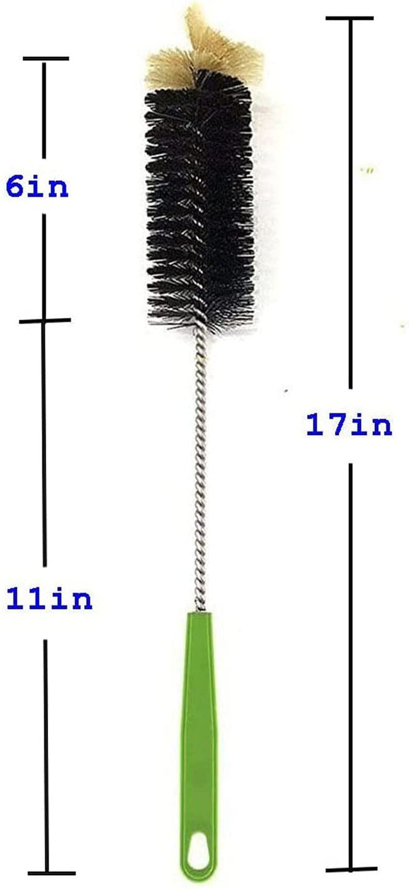 Bottle Brush Bendable Long Handle Cleaner Scrubbing Brushes for Cleaning Narrow Neck Beer Bottles Wine Decanter Narrow Cup Pipes Sinks Water Bottles Tumblers Flask Bird Feeder Vase and More