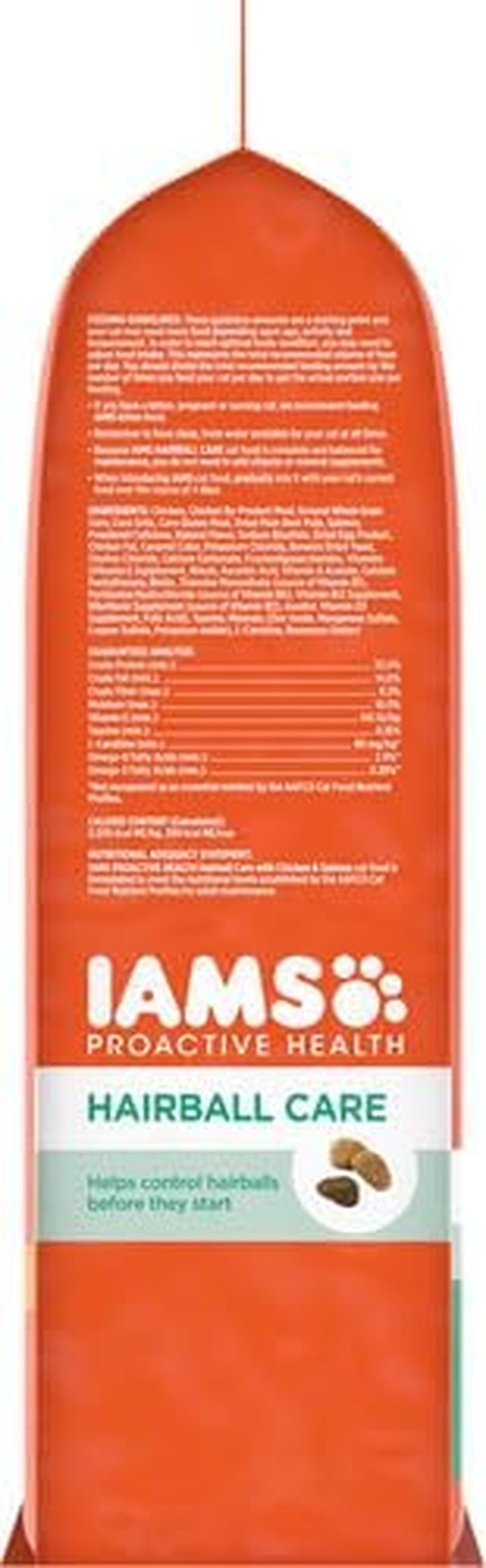 PROACTIVE HEALTH Adult Hairball Care Dry Cat Food with Chicken and Salmon Cat Kibble, 3.5 Lb. Bag
