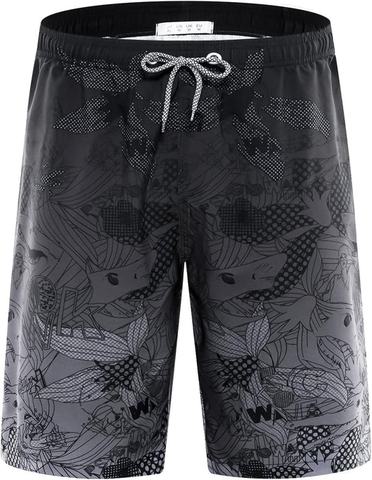 Swim Trunks Palm Beach Shorts Board Shorts Mens Swimwear #HWP023 Grey S