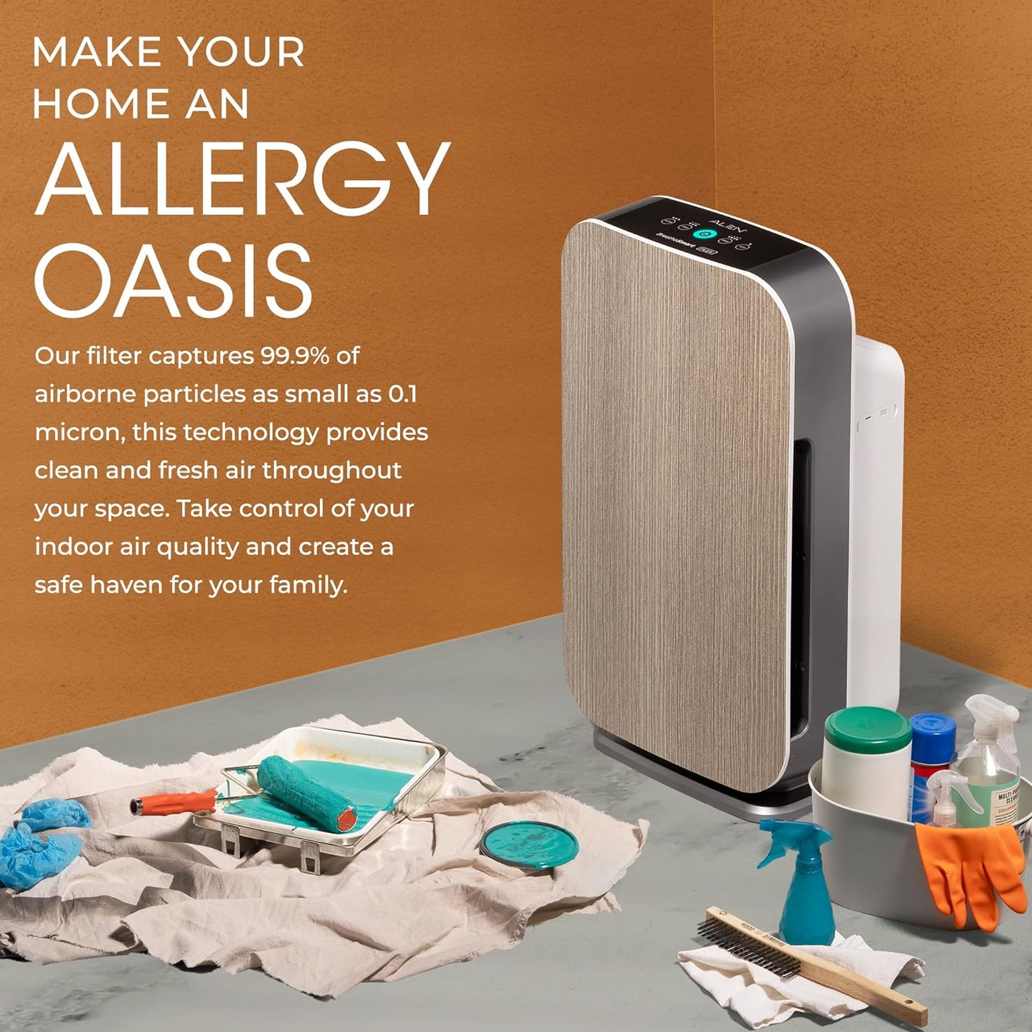 Air Purifier Breathesmart Flex HEPA W/ Voc/Smoke Filter - 1400 Sq. Ft - Perfect for Bedrooms - Captures Allergens, Dust, & Mold + Vocs & Smoke