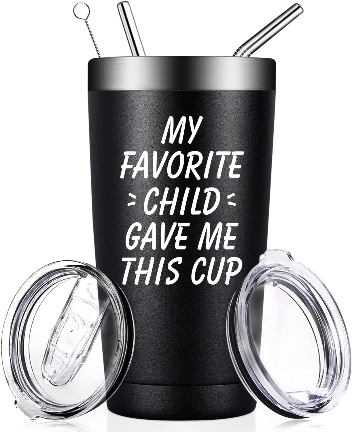 Gifts for Dad - My Favorite Child Gave Me This Cup - Novelty Birthday Gifts for Dad from Daughter Son Kids - Father'S Day, Christmas Giftsi for Dad, Parents, Grandpa, Men - Tumbler