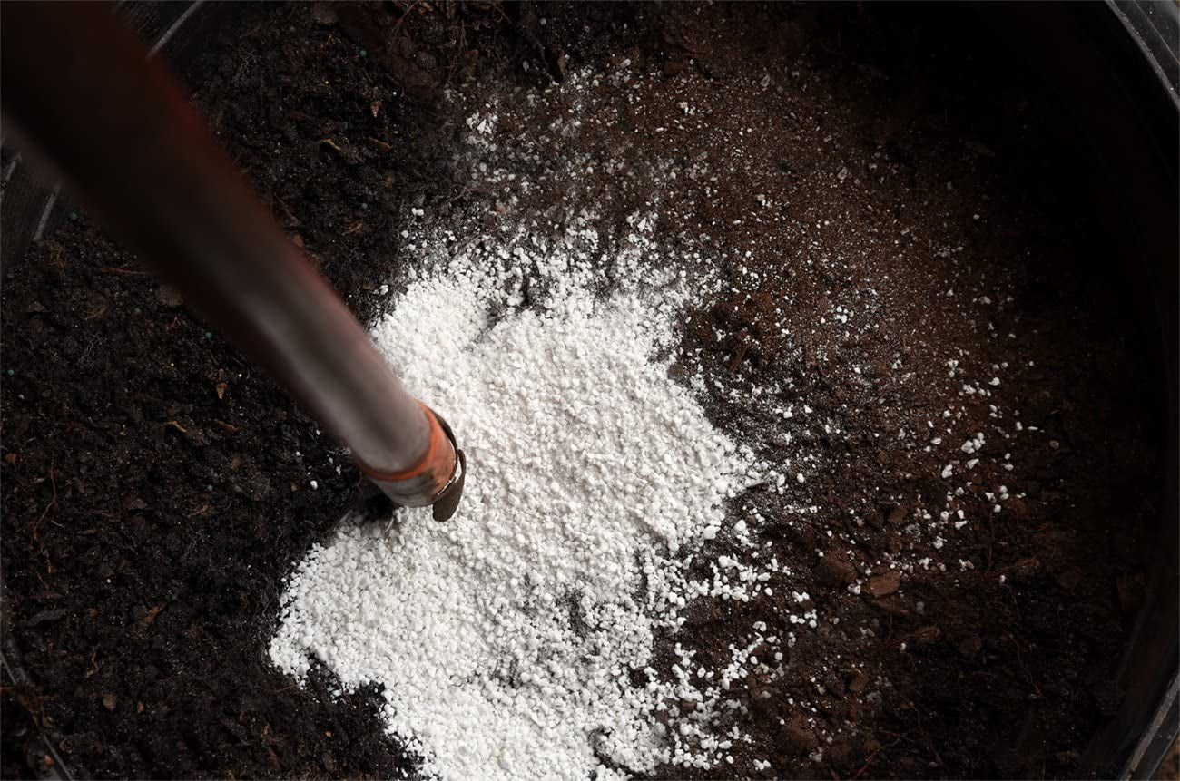 Organic Perlite by  — Add to Soil for Indoor & Outdoor Container Plants for Drainage Management and Enhanced Growth (8Qts.)