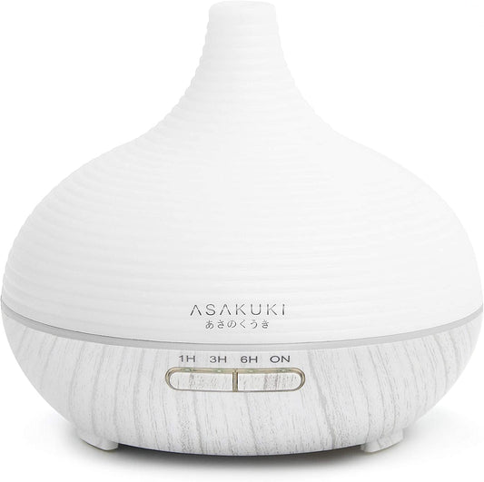 300ML Premium, Essential Oil Diffuser, Quiet 5-In-1 Humidifier, Natural Home Fragrance Diffuser with 7 LED Color Changing Light and Easy to Use