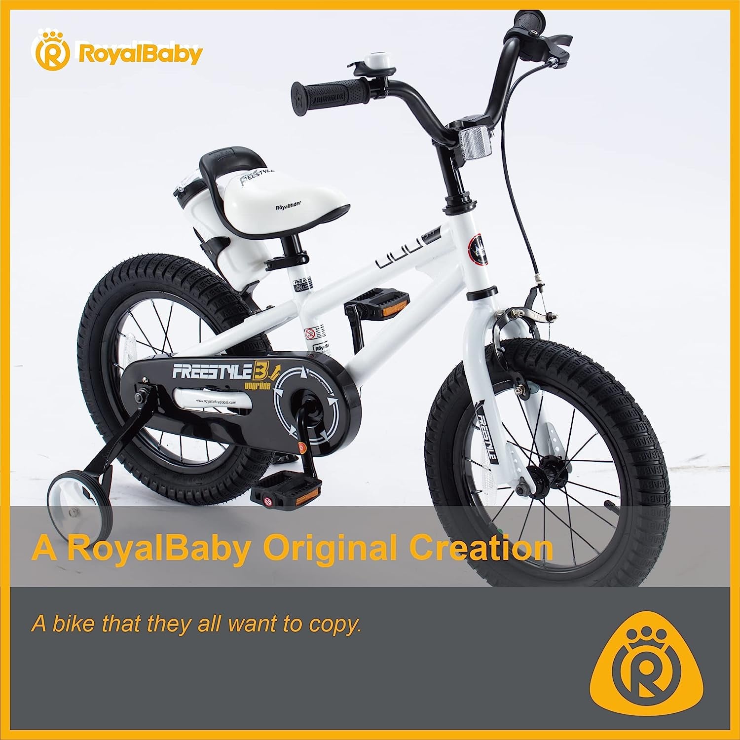 Freestyle Kids Bike 12 14 16 18 Inch Bicycle for Boys Girls Ages 3-10 Years, Multiple Color Options