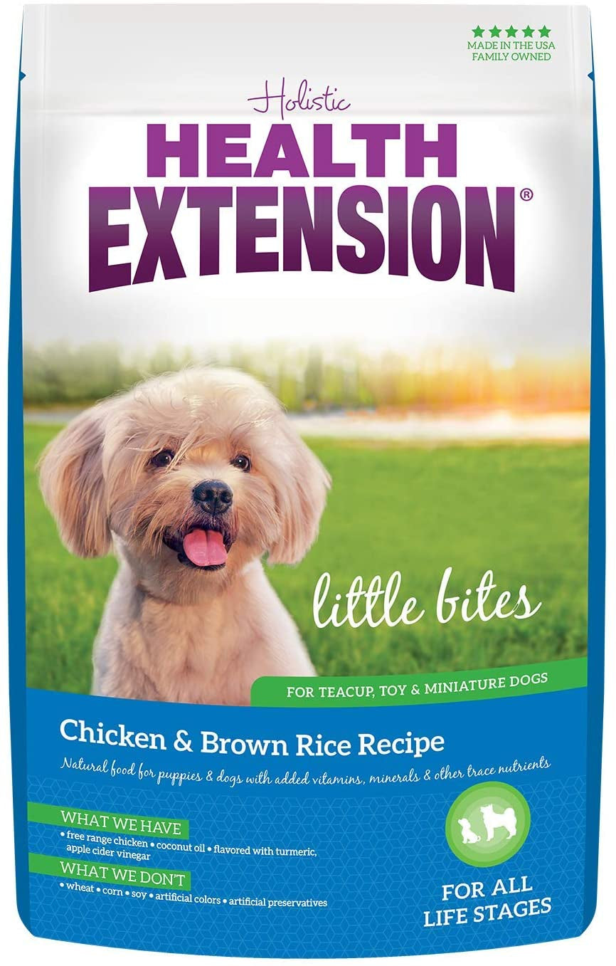 Little Bites Dry Dog Food, Natural Food with Added Vitamins & Minerals, Suitable for Teacup, Toy & Small Dogs, Chicken & Brown Rice Recipe (4 Pound / 1.8 Kg)
