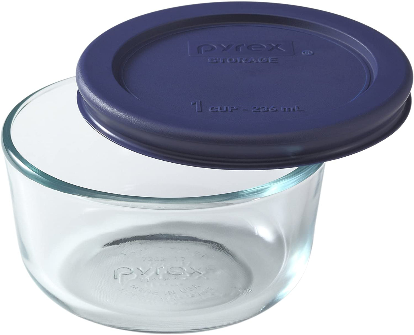 Easy Grab 8-Piece Glass Baking Dish Set with Lids, Glass Food Storage Containers Set, 13X9-Inch, 8X8-Inch & 1-Cup Storage Containers, Non-Toxic, Bpa-Free Lids, Bakeware Set