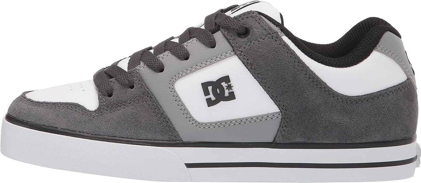 Men'S Pure Low Top Lace up Casual Skate Shoe Sneaker