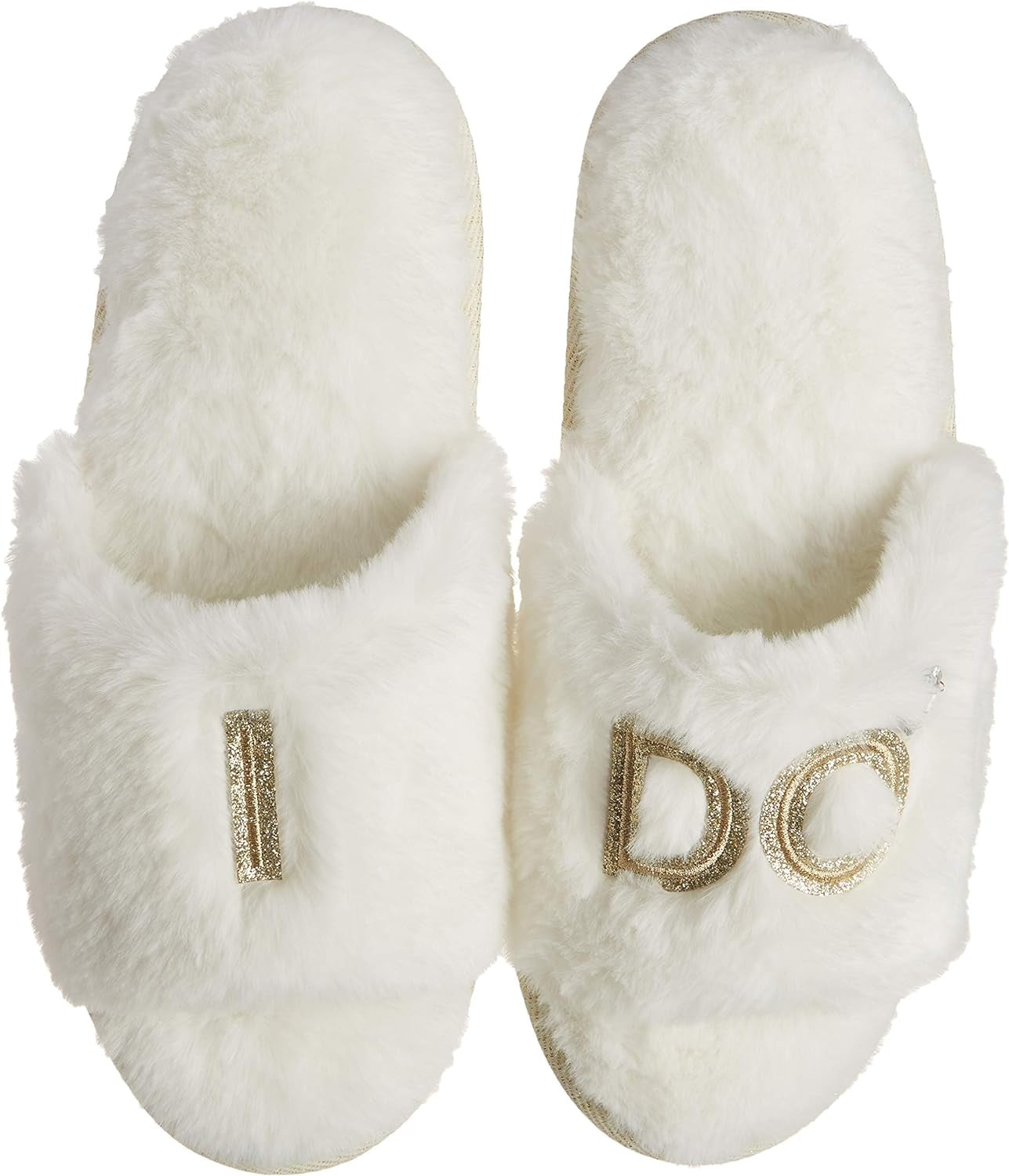 Womens Bride and Bridesmaid Gifts I Do Crew Slippers for Wedding and Bachelorette Party
