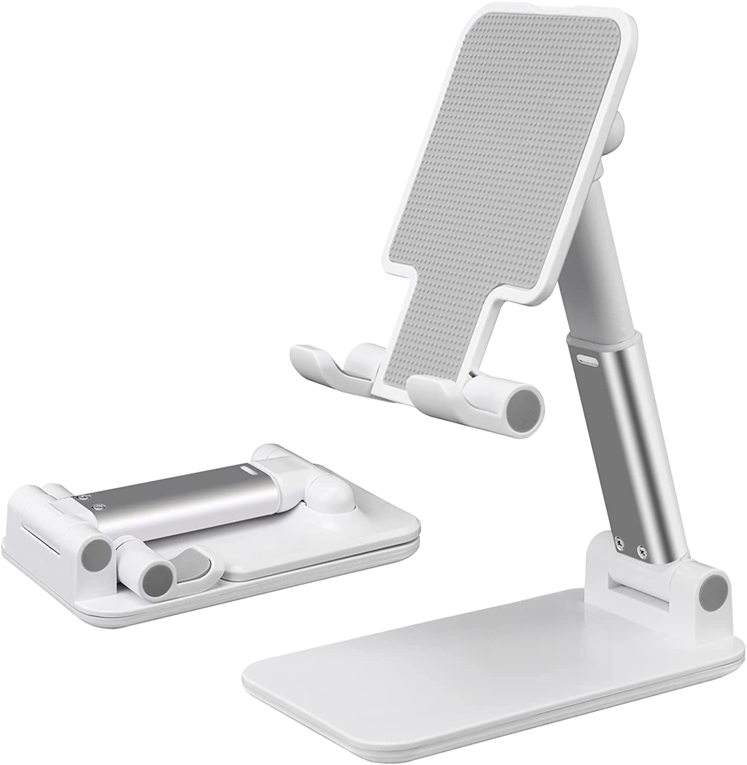 Cell Phone Stand for Desk,Angle Height Adjustable Phone Holder for Office,Compatible with Iphone15 14 13 12 11 Pro XS Max XR 8 7 6S Plus,Samsung S20+Note10,Tablets,Charging Accessories