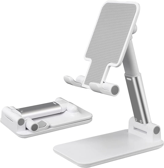 Cell Phone Stand for Desk,Angle Height Adjustable Phone Holder for Office,Compatible with Iphone15 14 13 12 11 Pro XS Max XR 8 7 6S Plus,Samsung S20+Note10,Tablets,Charging Accessories