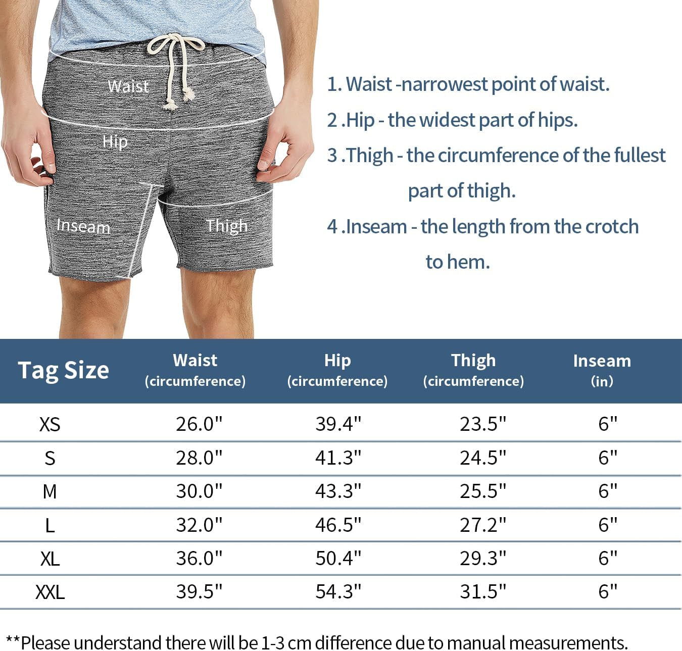 Mens Lounge Shorts Knit Terry Cloth Drawstring Athletic Sweat Shorts with Pockets 6 Inch