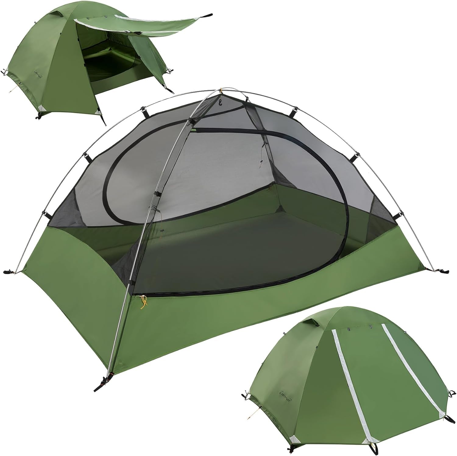 Lightweight Backpacking Tent - 3 Season Ultralight Waterproof Camping Tent, Large Size Easy Setup Tent for Family, Outdoor, Hiking and Mountaineering