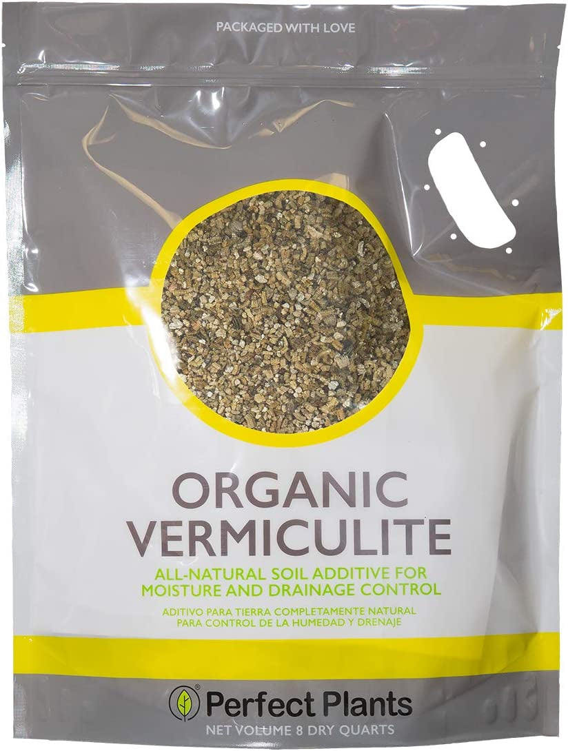 Organic Vermiculite by  - 8 Dry Quarts Natural Medium Grade Soil Additive for Potted Plants