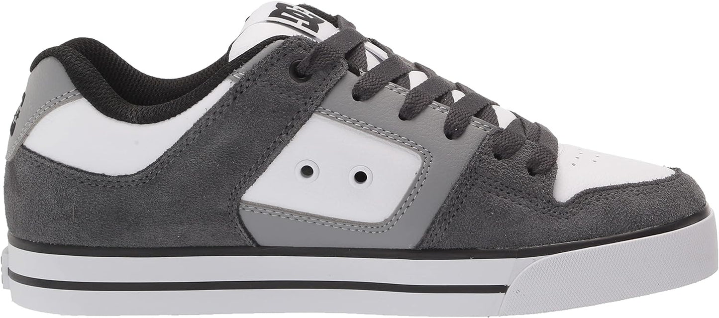 Men'S Pure Low Top Lace up Casual Skate Shoe Sneaker