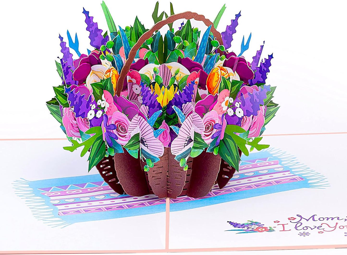 Flower for Mother Day Pop up Card, Mother Day Card Pop Up, Flower 3D Card, 3D Popup Greeting Cards, for Mothers Day, Fathers Dayall Occasion