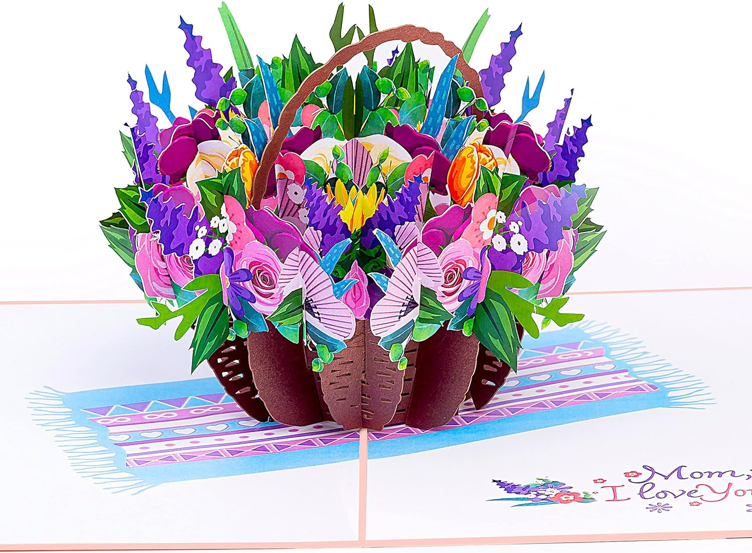 Flower for Mother Day Pop up Card, Mother Day Card Pop Up, Flower 3D Card, 3D Popup Greeting Cards, for Mothers Day, Fathers Dayall Occasion