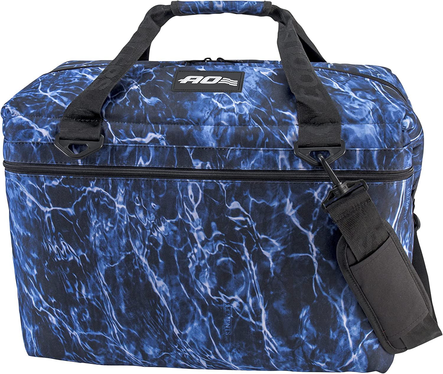 Elements Soft Cooler, 36 Pack, Bluefin, Blue Camo, 36 Pack,Aoelfb36