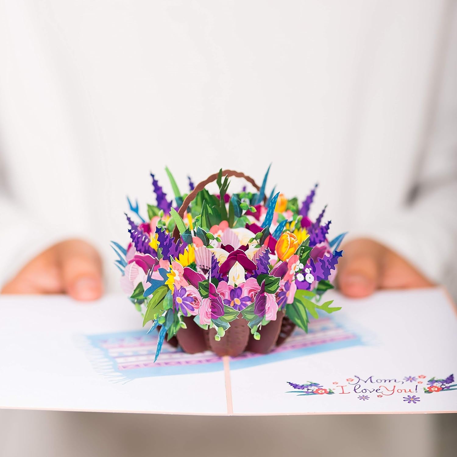 Flower for Mother Day Pop up Card, Mother Day Card Pop Up, Flower 3D Card, 3D Popup Greeting Cards, for Mothers Day, Fathers Dayall Occasion