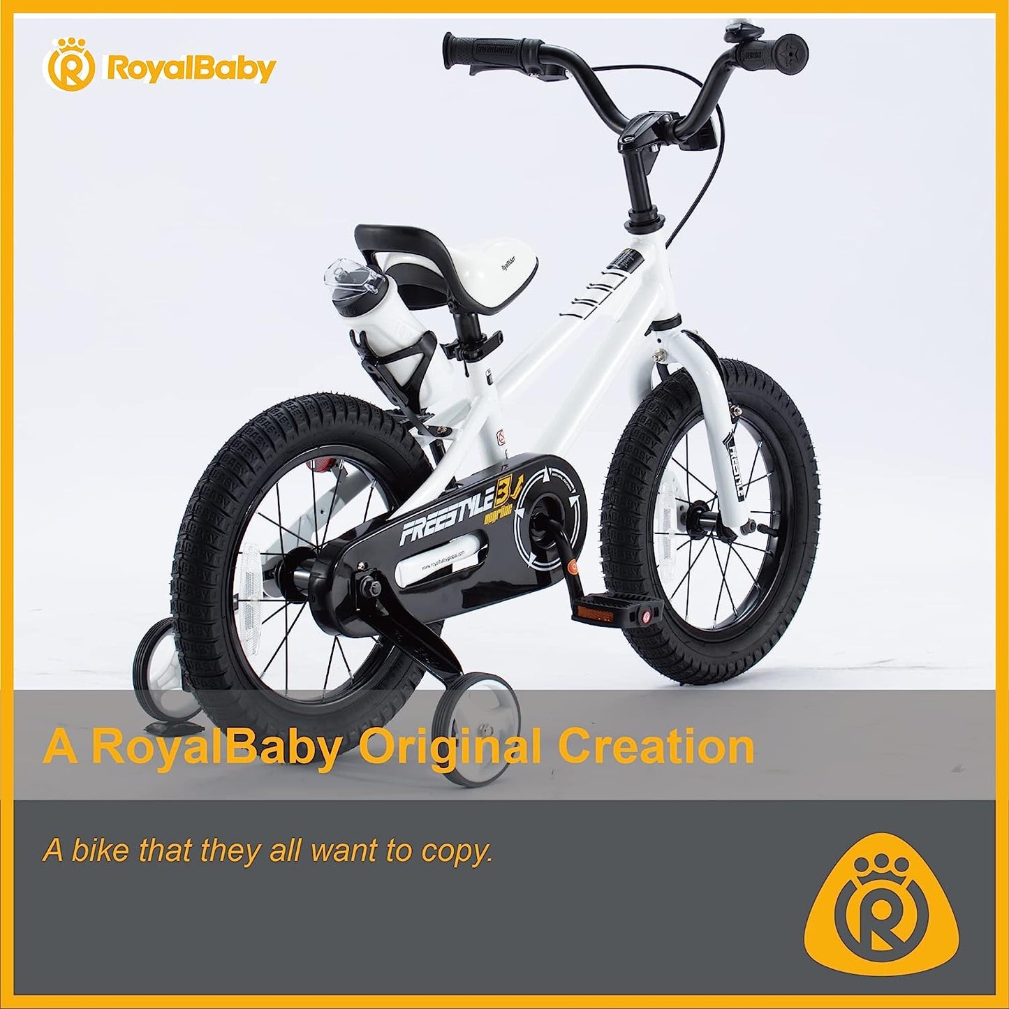 Freestyle Kids Bike 12 14 16 18 Inch Bicycle for Boys Girls Ages 3-10 Years, Multiple Color Options